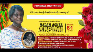 how to design a simple ghana funeral