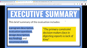 how to write an evaluation report you