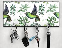 Beautiful Bird Key Hook 4 Key Holder