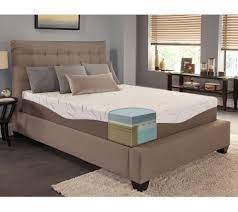 This hybrid mattress is infused with a cooling gel and aloe vera, for a refreshing environment that facilitates a deep and restful sleep. Nrgel 12 Firm Gel Memory Foam King Mattress Qvc Com