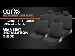 Leather Car Seat Cover Installation