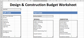 design and construction cost estimates