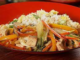 tofu stir fry with fried rice recipe