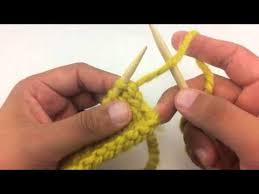 This method allows you to join at the end of a row or in the middle. How To Knit Beginning A Row With A Yarn Over Youtube