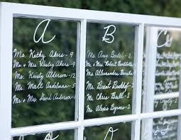 Alphabetical List Written On The Glass Of A Window Instead