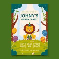 jungle birthday invitation images