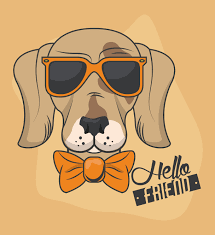 chien drôle avec des lunettes de soleil style cool 2471593 - Telecharger  Vectoriel Gratuit, Clipart Graphique, Vecteur Dessins et Pictogramme Gratuit