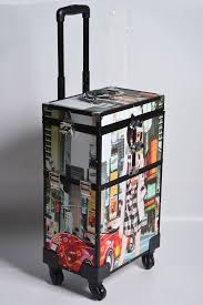 box makeup trolley case