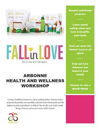 Sharing This Arbonne Health And Wellness Workshop Invite