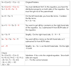 Algebra Equations Solving Equations