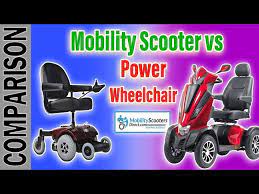mobility scooter vs power wheelchair