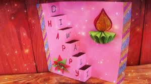 Diy Diwali Handmade Pop Up Greeting Card Making Ideas Easy