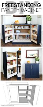 diy freestanding kitchen pantry cabinet