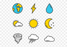 People have attempted to predict the weather informally for millennia and formally since the 19th century. Weather Weather Forecast Icon Font Icon Pack Vector Cartoon Weather Symbols Png Transparent Png 600x564 6078997 Pngfind