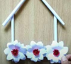How To Make A Paper Flower Wall Hanging