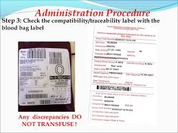 Safe Blood Transfusion