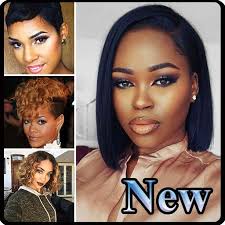 Explore these dazzling short hairstyles for black women which range from twas, pixies, & bobs to braids & a wide variety of great others! Black Women Short Haircut For Android Apk Download
