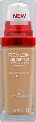 revlon 35 natural beige age defying 3x