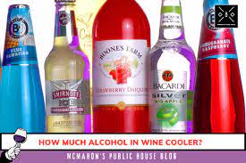 how much alcohol in wine cooler best