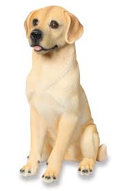 Yellow Labrador Dog Animal Figurine