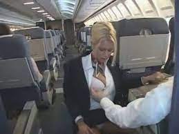 Flight attendent blowjob