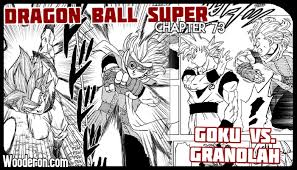 They will be present in the june issue of v jump magazine of shueisha. Dragon Ball Super Manga Chapter 73 Goku Vs Granolah A Richard Wood Text Adventure
