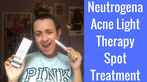 Neutrogena Light Therapy Acne Spot Treatment Review Youtube