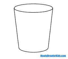 How To Draw A Glass For Kids Easy