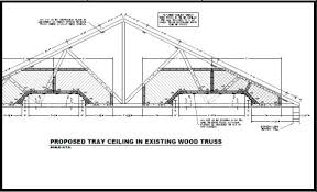 tray ceilings in trusses