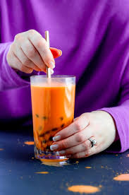How to make thai tea boba recipe. Easy Thai Bubble Tea Sprinkles Sea Salt