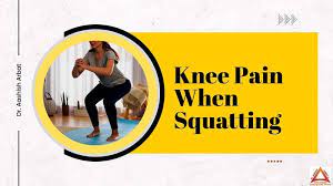 how to deal knee pain when squatting