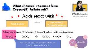 chemical reactions to make copper ii