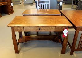 rustic quartersawn oak desk 1016