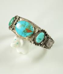 vine blue gem turquoise bracelet