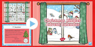 Check out some awesome christmas riddles for kids we found for you. Christmas Advent Calendar Powerpoint For Kids Teacher Made