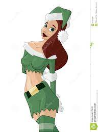 Sexy elf cartoon
