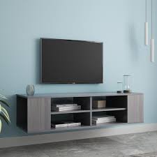 Spaco 47 39 In Wood Gray Wall Mounted
