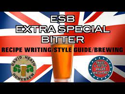 esb beer brewing recipe writing style