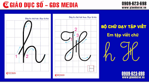 Hướng dẫn cách viết chữ h - YouTube