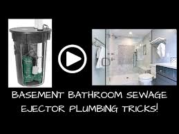 Basement Bathroom Sewage Ejector Money