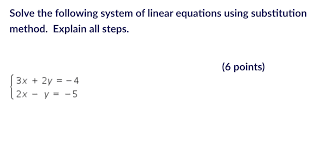 linear equations using