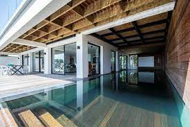 plan d une maison avec piscine intérieure