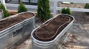 Cattle Troughs Into Raised Bed Gardens