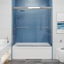 Semi Frameless Tub Shower Door