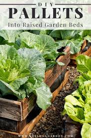 how to make a raised bed using pallets