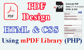 mpdf php library by wdalamgir fiverr