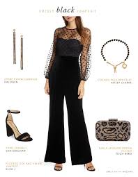 dressy black jumpsuits for weddings and