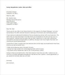 salary negotiation letter 8 free