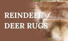 premium reindeer rugs deer rugs