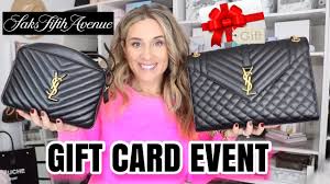 saks fifth avenue gift card event my